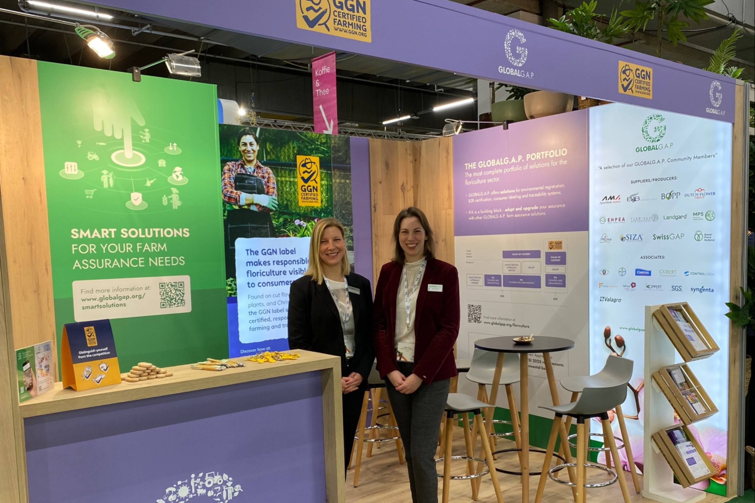 Image of GLOBALG.A.P. staff at the Aalsmeer trade fair in the Netherlands
