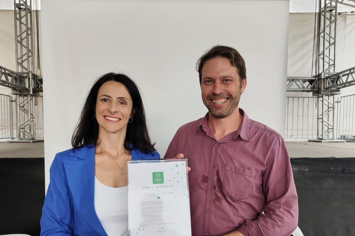 left: Janine Basso Lisbôa - Project Manager AgroDTech
right: Tauê Bozzetto Hamm - Technical Manager AgroDTech