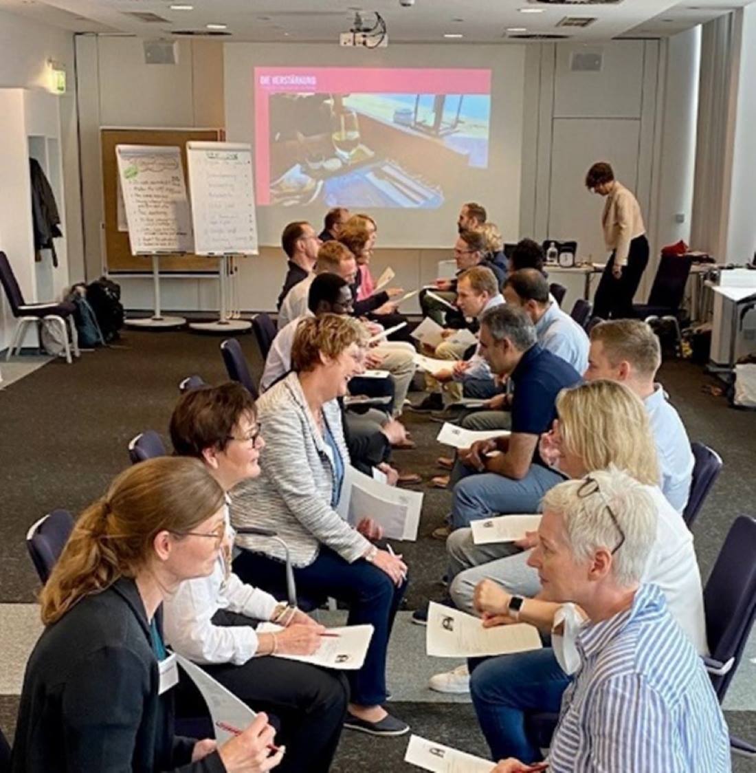 Image of team leaders from GLOBALG.A.P. c/o FoodPLUS GmbH participating in a team-building workshop in Cologne in 2023