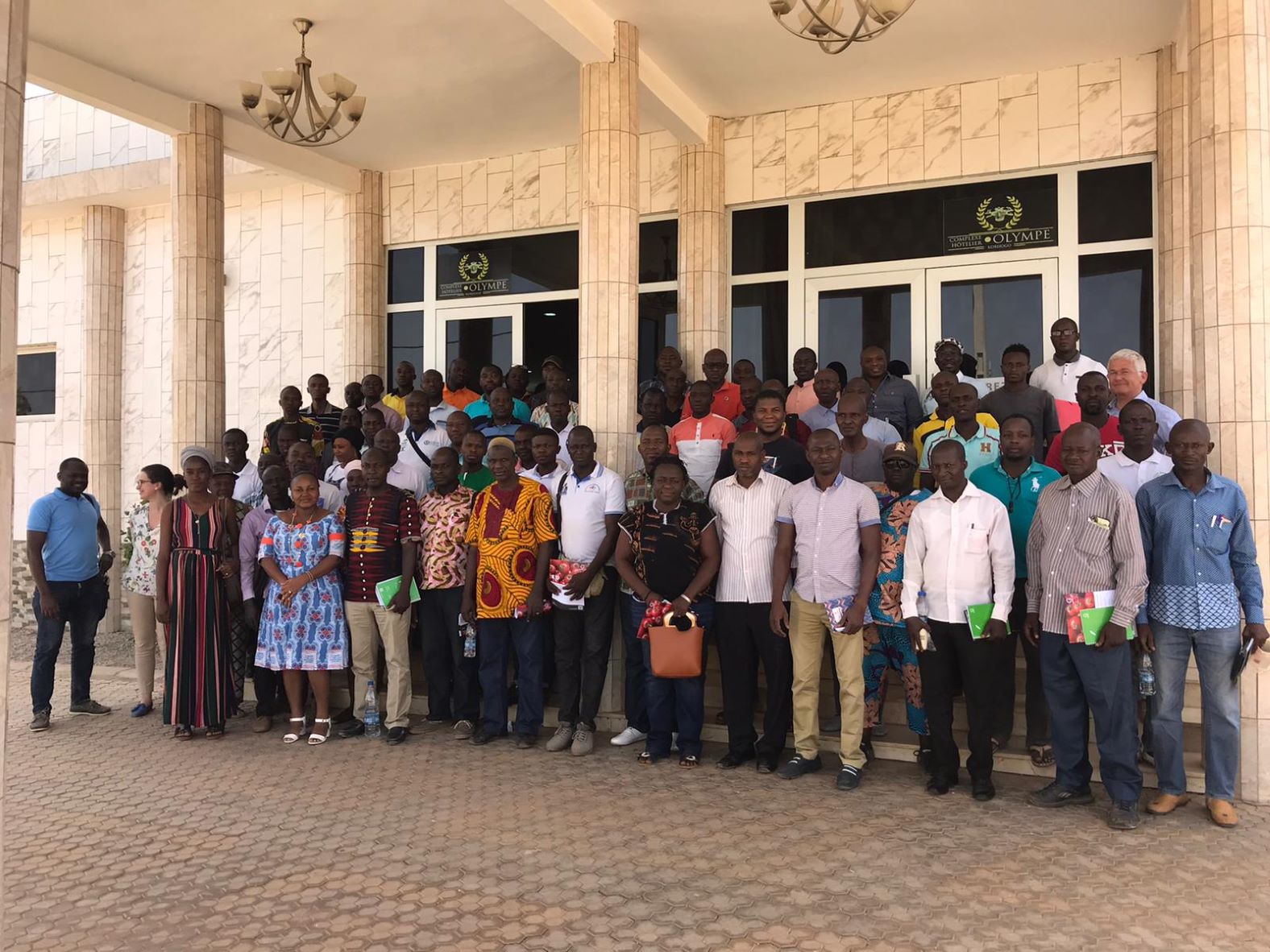 Image of participants at the 2020 TOUR stop in Ivory Coast
