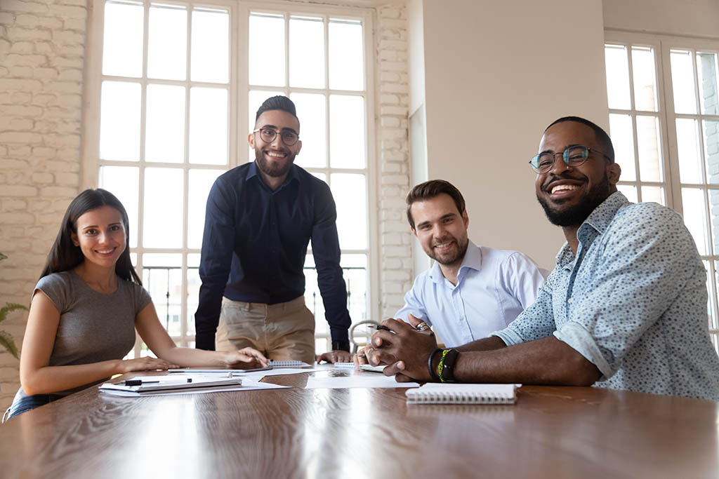 Image of a committee reviewing assessment results