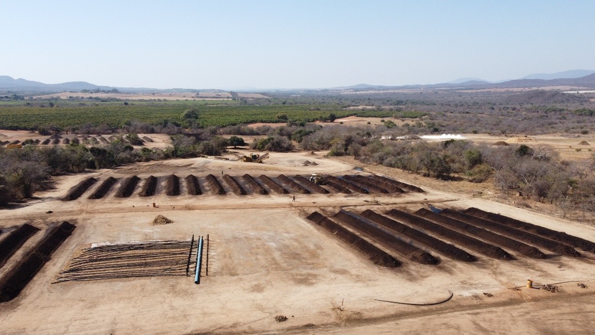 ZZ2 compost site, located in Mooketsi in the Natuurboedery center.